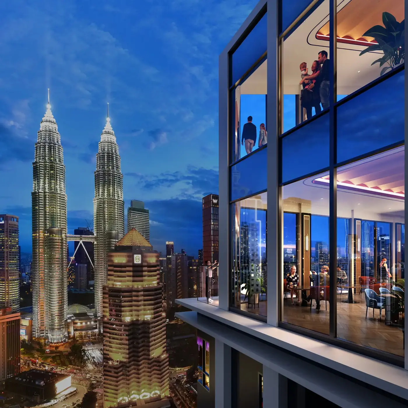 Sutera Suites @ KL City Gateway Klcc View