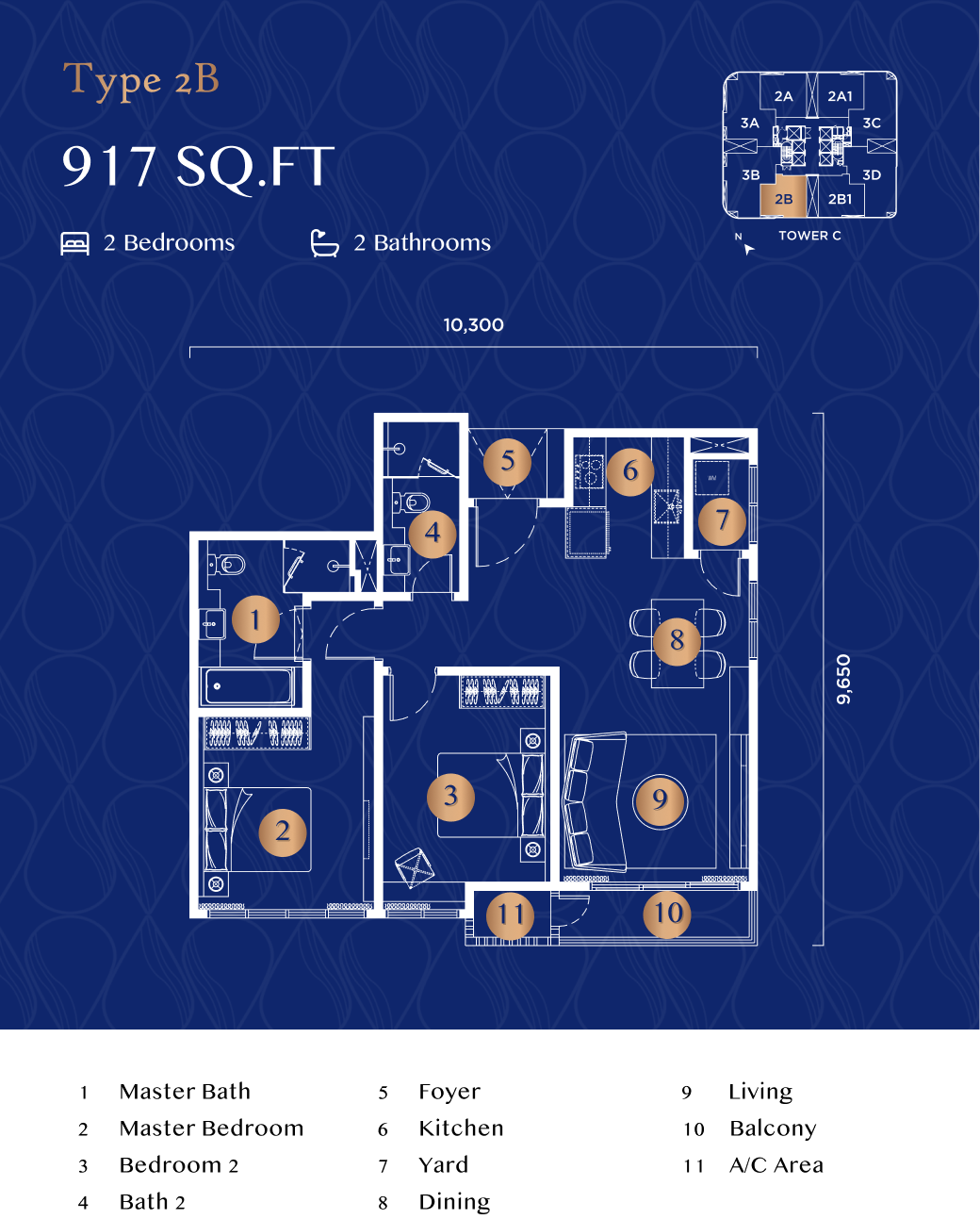 Talisa Type A floor plan