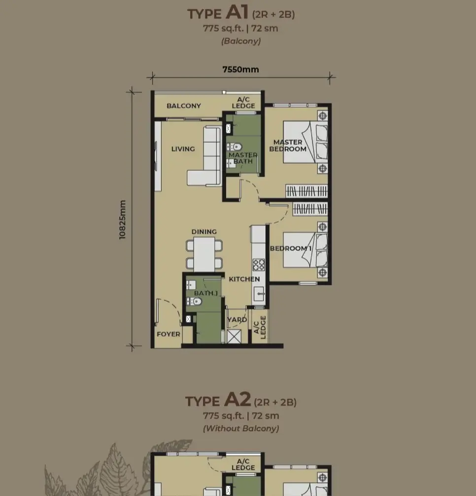The Aldenz Unit Type A Floor Plan — Lewis Chong verified source photo in Damansara Perdana, Selangor