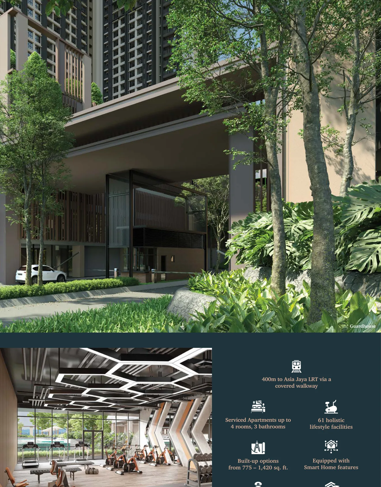 The Atera (Phase 2) Facilities Artist Impression from verified project brochure