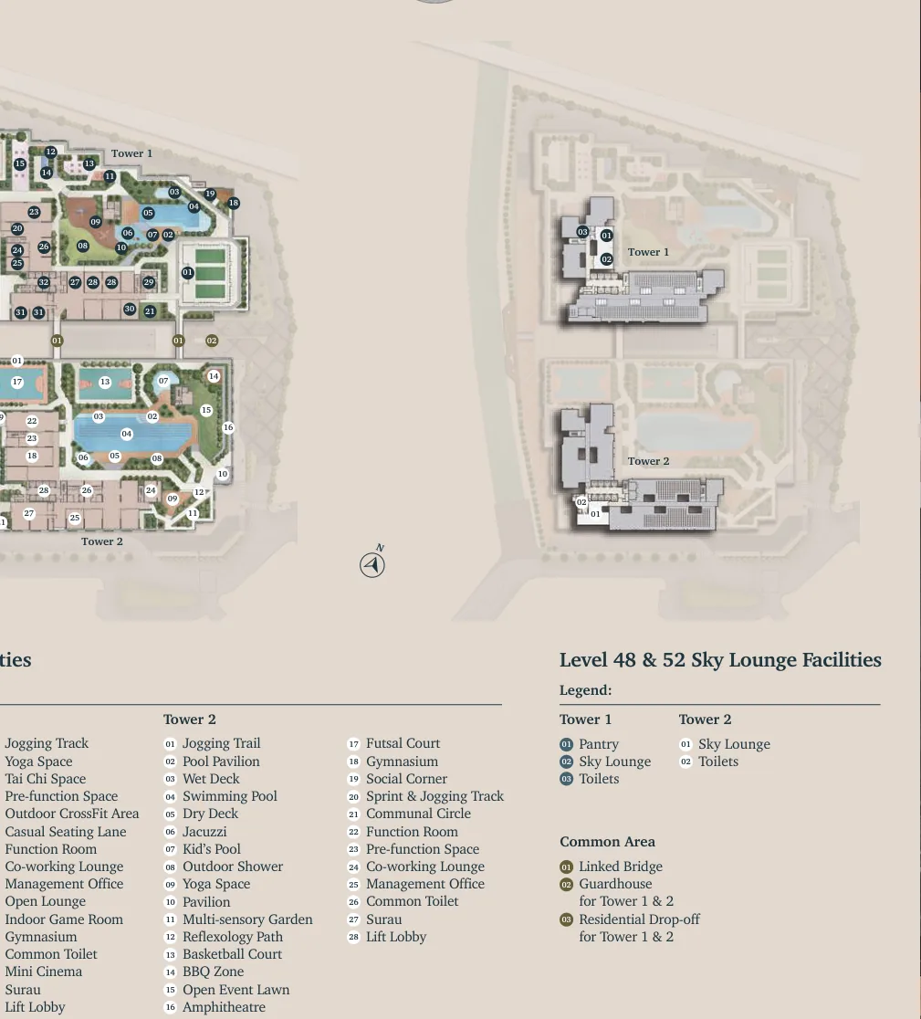 The Atera (Phase 2) Lobby Artist Impression from verified project brochure