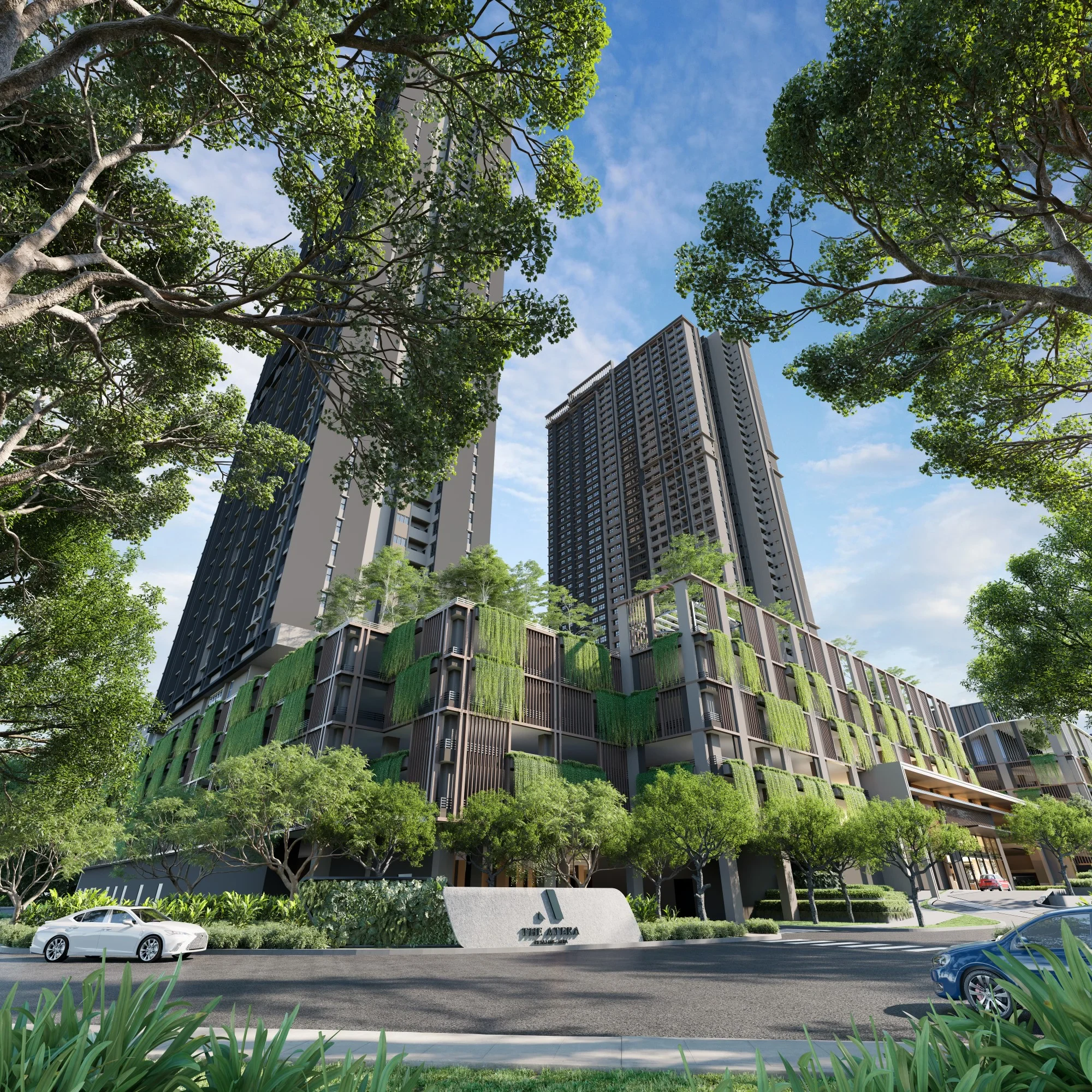 The Atera (Phase 2) building facade design, Petaling Jaya