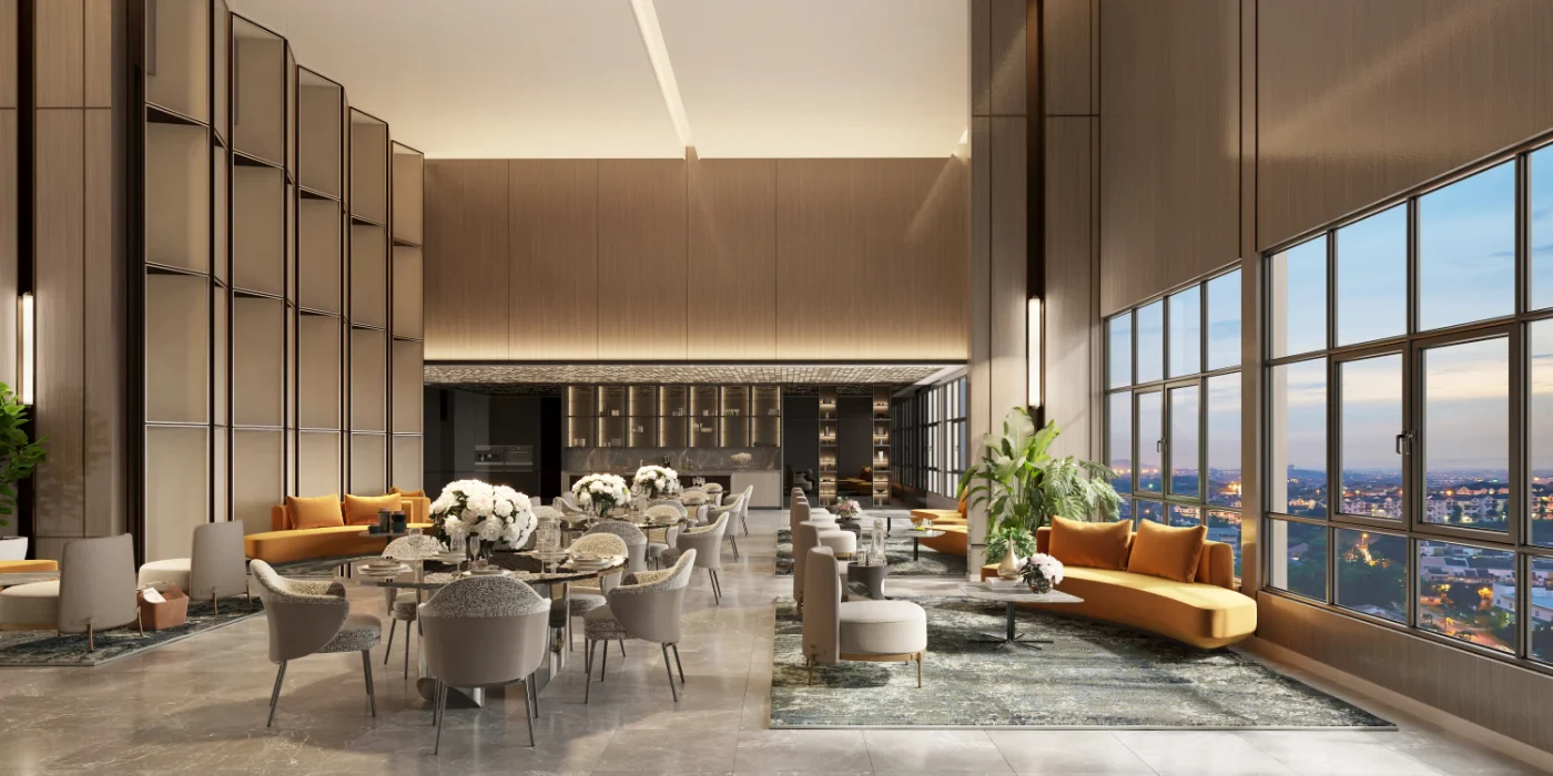 The Atera (Phase 2) sky lounge communal facility