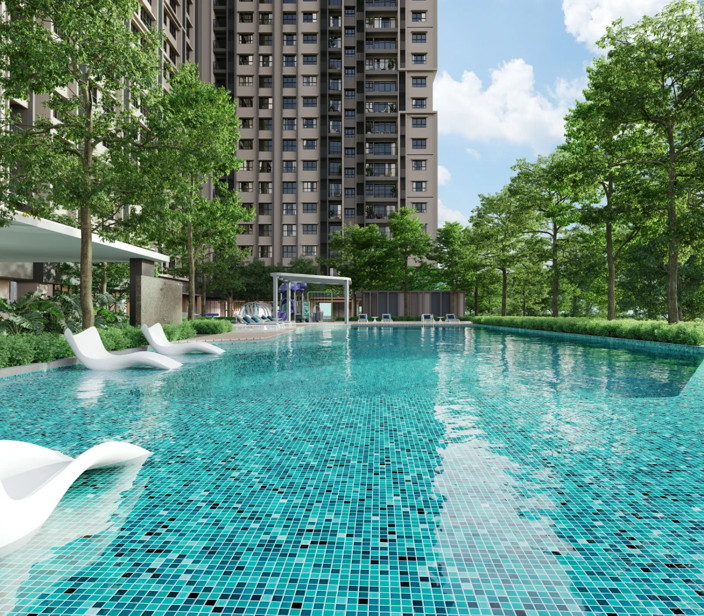 The Atera (Phase 2) swimming pool deck facility