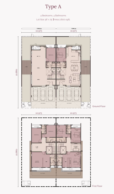 The Camellia Type A floor plan