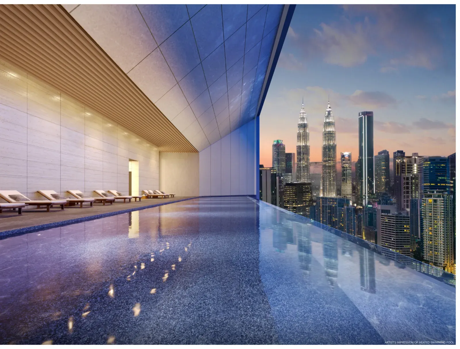 The Conlay Pool Artist Impression in KLCC, Kuala Lumpur