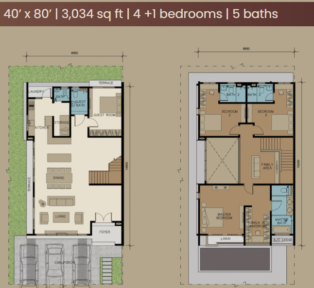 The Eighth, Elmina Green Type A floor plan