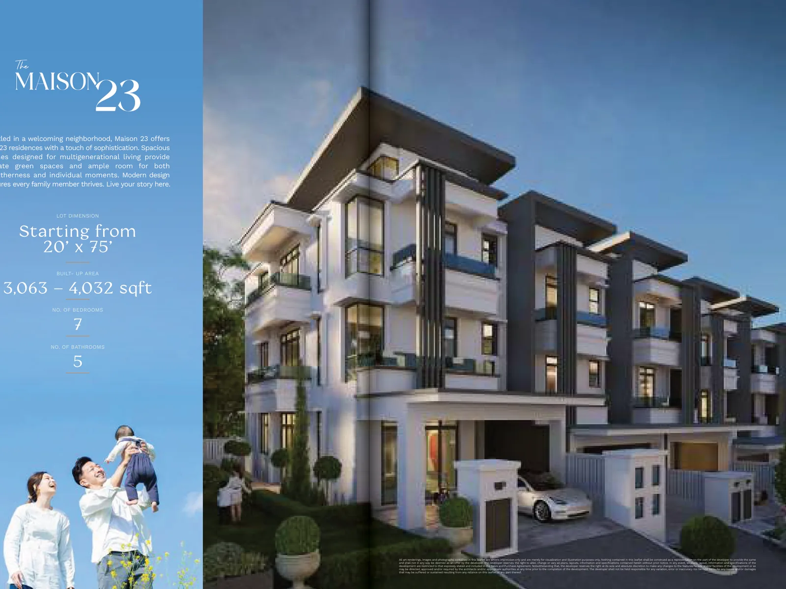 The Maison 23 032sqft Floor Plan from verified project brochure