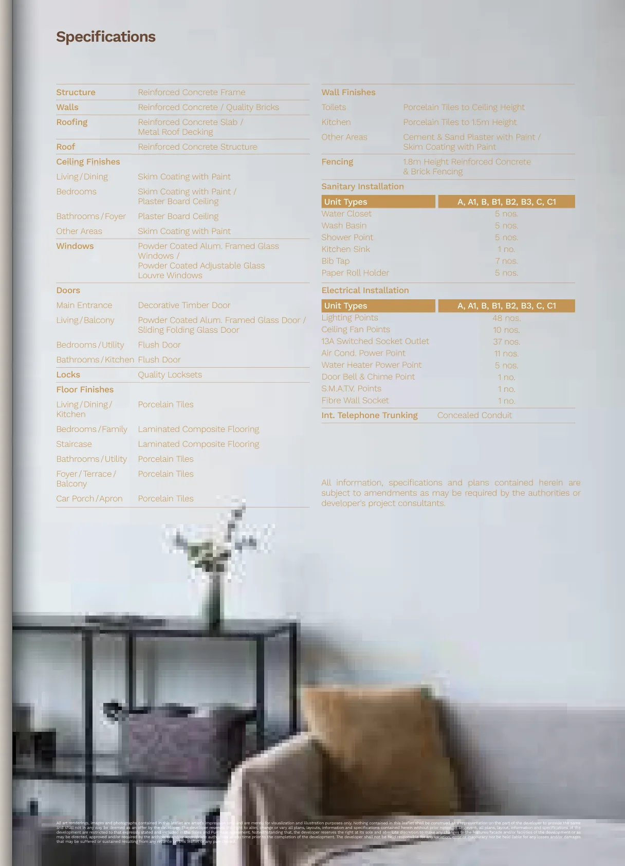 The Maison 23 Type END Floor Plan - 418sqft from verified project brochure