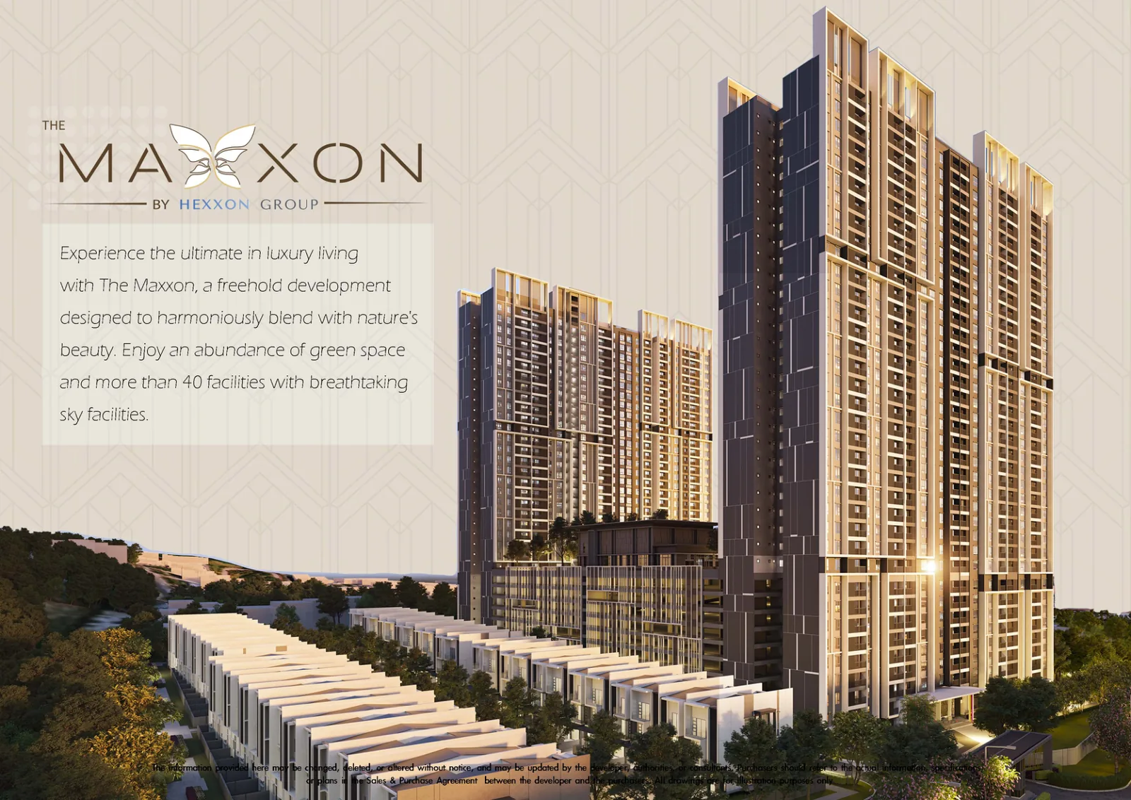 The Maxxon Residence Brochure Artist Impression 1 from verified project brochure
