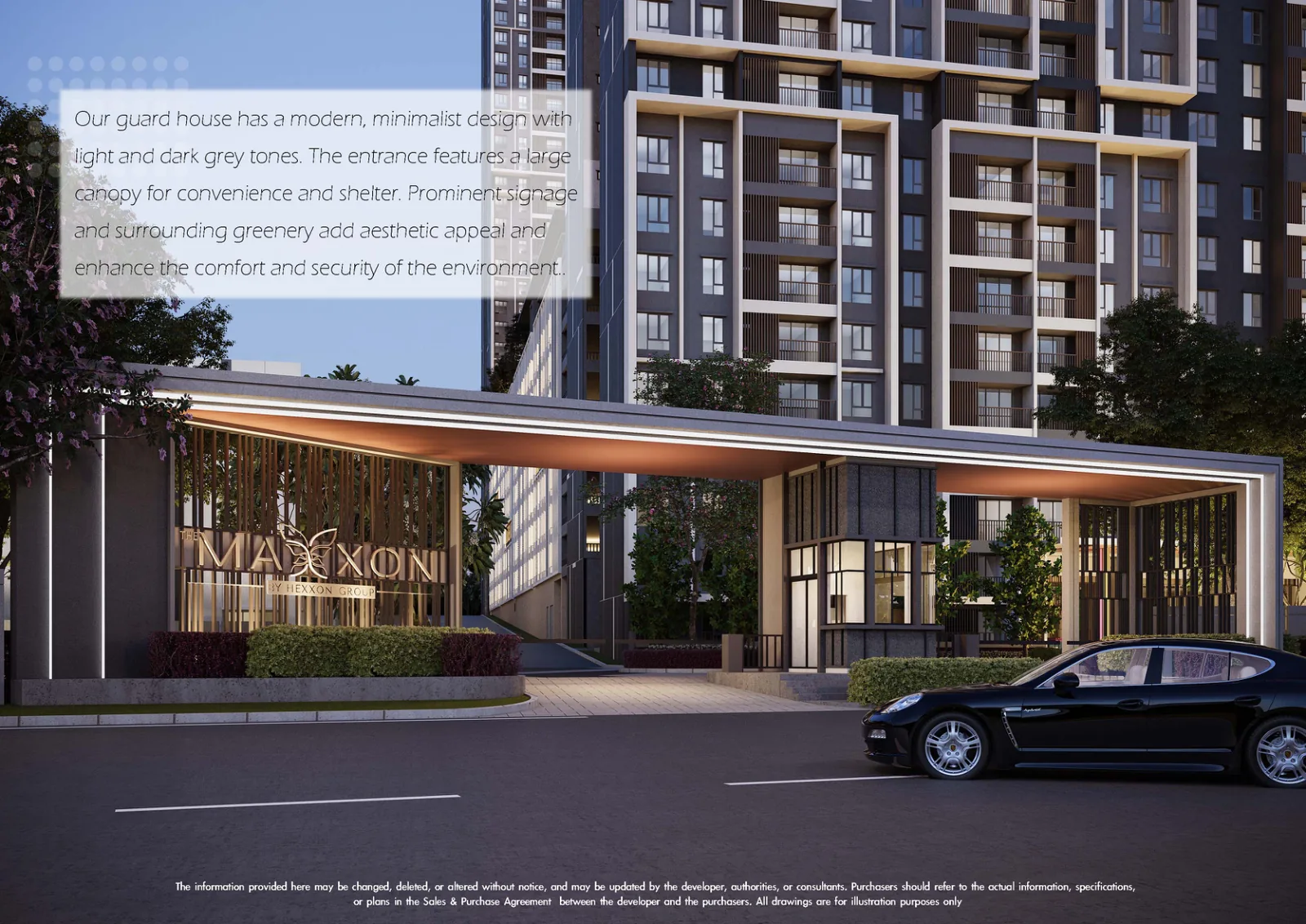 The Maxxon Residence Brochure Artist Impression 5 from verified project brochure