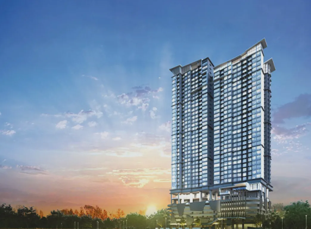Twin Tower Residence serviced residence project view in Bukit Chagar, Johor Bahru, Johor