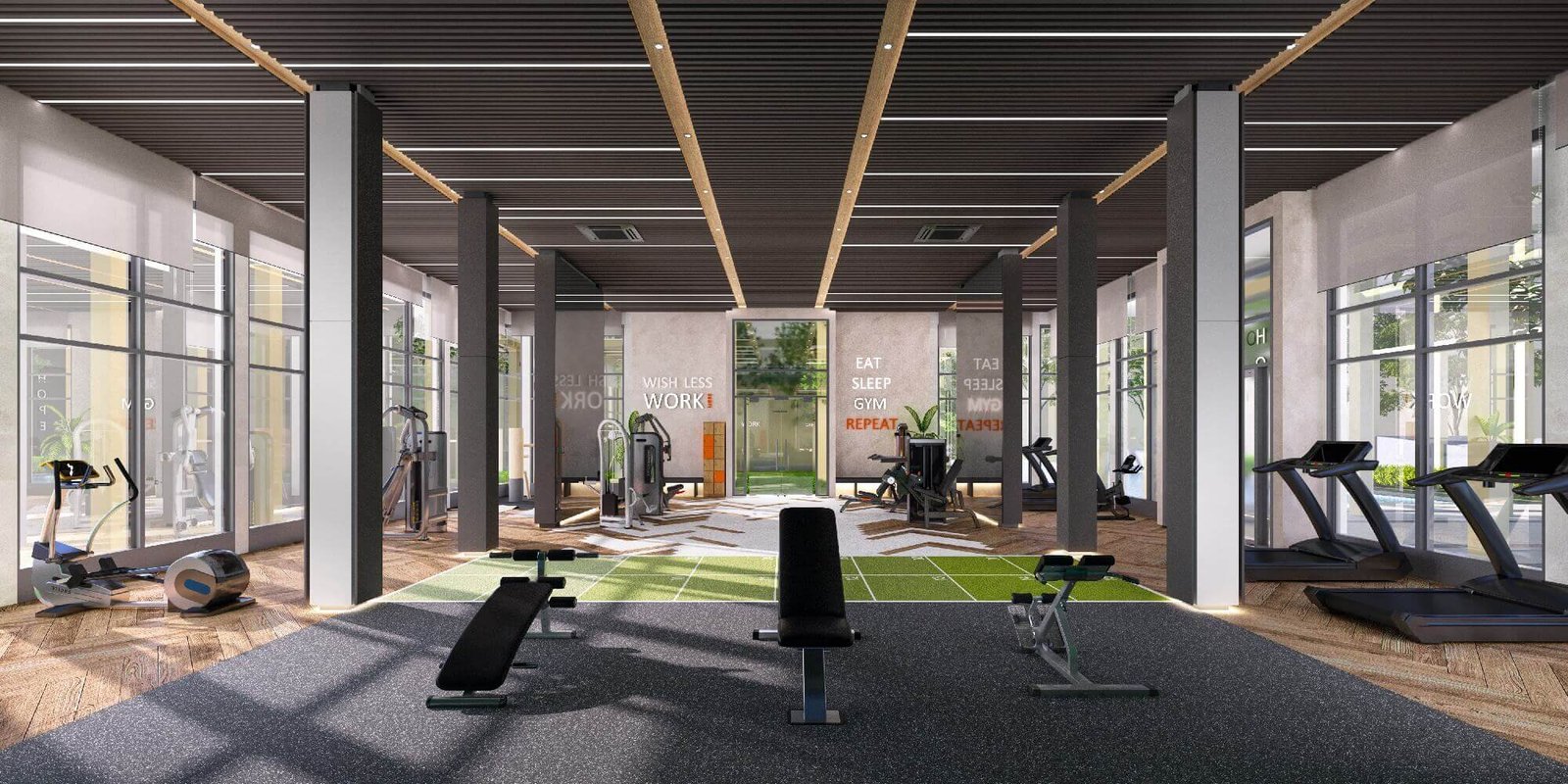 Veladaz Residences wellness gym facility in Bukit Jalil