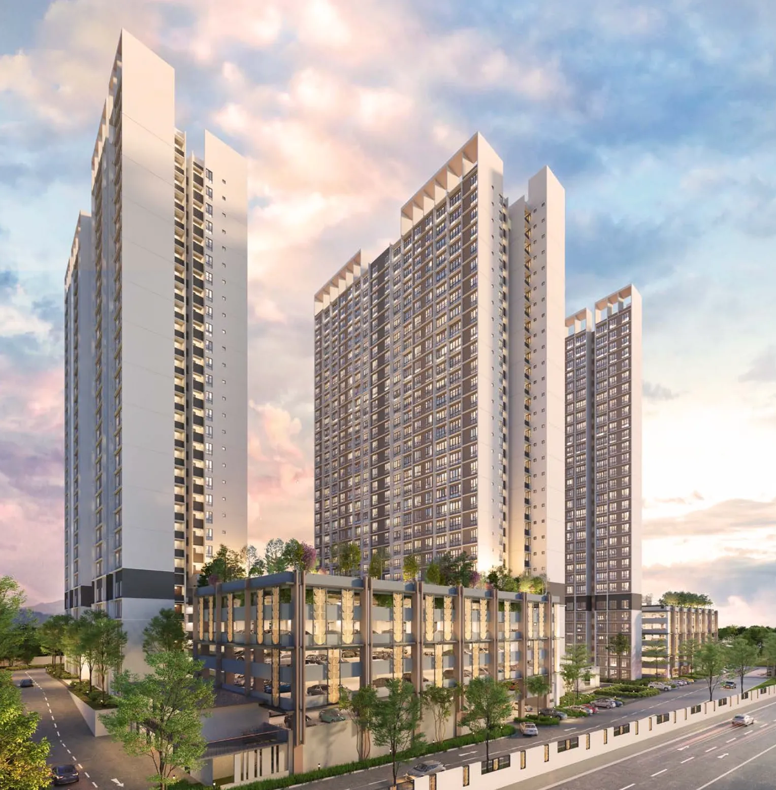 Veranda Residences Phase 2 serviced residence project view in MBW City, Johor Bahru, Johor