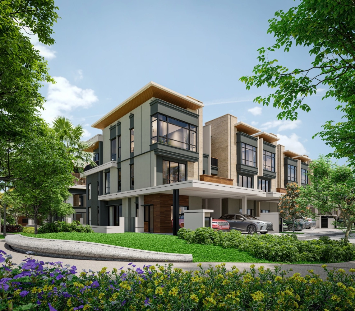 Zenia @ ParkCity Damansara ParkHomes landed home facade in Petaling Jaya