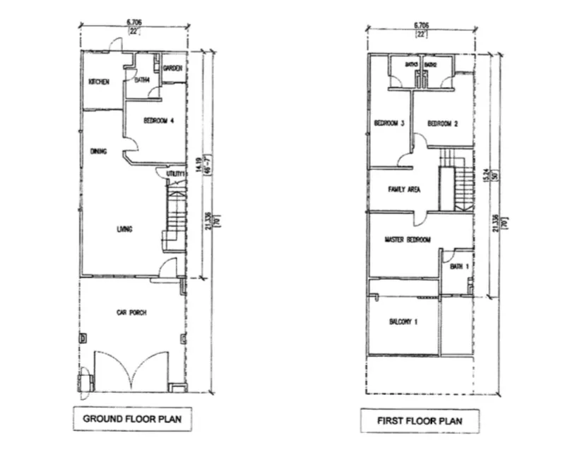 Zentology floor plan option 5 in Ipoh Botani